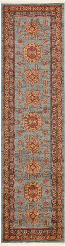 Miniatura 21 de Unique Loom Sahand Collection - Alfombra de área (2' 2" x 3' 1", rectangular, azul claro/marrón claro)