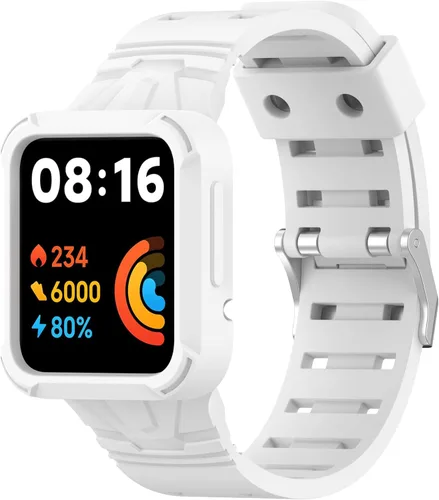 Miniatura 11 de Senter Correa de repuesto de goma para reloj Redmi 2 lite/MI Watch Lite 2/MI Watch Lite/Redmi 2/Redmi Smart Watch, funda protectora resistente