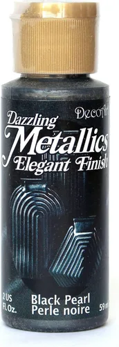 Miniatura 13 de DecoArt Dazzling Metallics - Pintura acrílica verde cristal de 2 onzas
