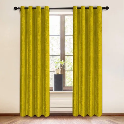 Miniatura 24 de KEMCO Panel de cortina opaca de felpilla de doble cara para sala de estar, dormitorio, dormitorio, sala de estar, oficina, con aislamiento térmico