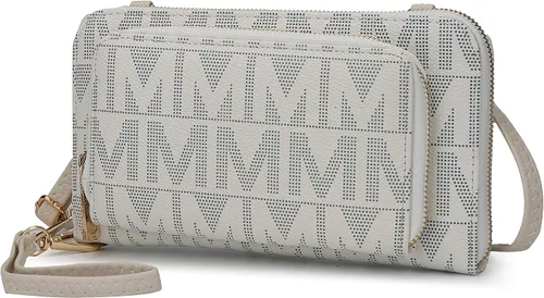 Miniatura 24 de MKF Collection Bolso cruzado para mujer, diseño de mensajero, cartera de mano