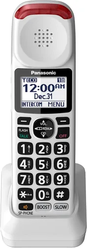 Miniatura 8 de Panasonic KX-TGM420W teléfono amplificado sin cables con máquina contestadora digital, 1 auricular, blanco, Blanco