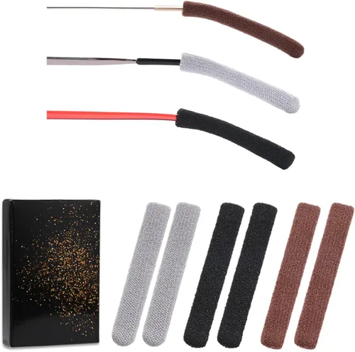 Miniatura 8 de Literry Puntas de Patillas Elásticas Antideslizantes de Comodidad para Anteojos, Cojín Suave y Bien Ajustado para Orejas de Lentes, Agarre