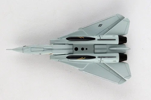 Miniatura 8 de Daron Worldwide Trading - Sello de franqueo F-14 Tomcat Vf-103 Jolly Rogers modelo de avión a escala 1/16o, de 144 meses a 1000 meses, color negro