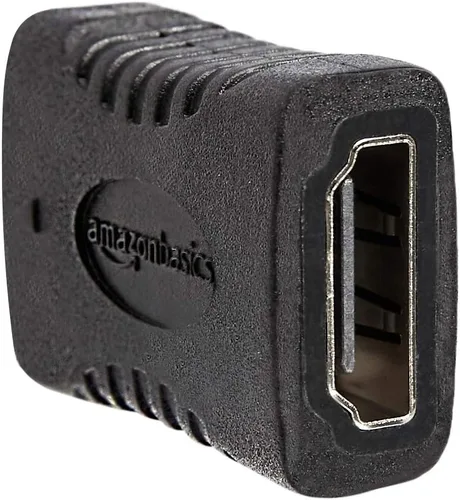 Miniatura 4 de Amazon Basics Adaptador acoplador HDMI hembra a hembra (paquete de 2), 29 x 22mm, negro