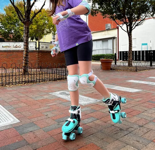 Miniatura 6 de Lenexa Go GRO - Paquete de patines cuádruples ajustables, patines para niños y niñas