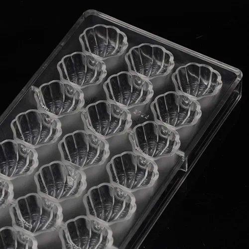 Miniatura 3 de Molde de policarbonato para chocolate, molde de caramelo de bricolaje, plástico duro transparente, utensilios de repostería y pastelería (19308)