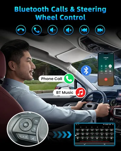 Miniatura 7 de Radio de coche estéreo para Ford F150 Radio 2004-2008: 7 "HD pantalla táctil estéreo incorporado Carplay inalámbrico Andriod Auto 5GWiFi