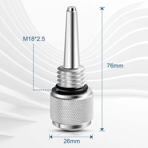 Miniatura 2 de Dreyoo Varilla magnética de aceite compatible con 55201 para generador inversor compatible con Wen/Predator, generador de aluminio, varilla