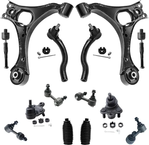 Miniatura 73 de Detroit Axle - Kit de suspensión frontal de 16 piezas para RWD Chrysler 300 Dodge Charger Challenger Magnum 6 brazos de control con rótulas 2