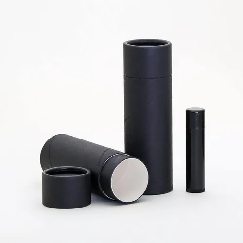 KJ's Krafts 3 OZ Black Kraft Cartón Desodorante/Cosmético/Loción/Tubos de bálsamo labial (100)