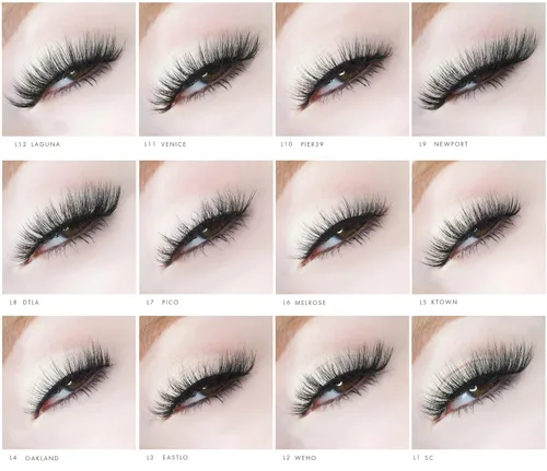 Miniatura 4 de KARA BEAUTY Style L3 Hellalashes - Pestañas de visón sintético 8D, de fibra sintética ligera en 8 capas dimensionales EASTLO - Glam dramático