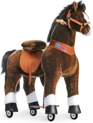 PonyCycle Caballo grande para montar, juguetes, modelo clásico U para niños mayores (con freno/ 108 cm de altura/Tamaño 5 para edades 7-12) Pony