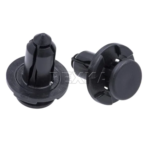 Miniatura 9 de Rexka 25 piezas de 0.394 in de agujero para parachoques de motor para guardabarros y rejillas compatibles con Subaru 909140007 Baja Forester Impreza