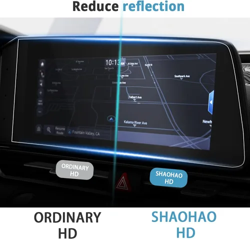 Miniatura 2 de SHAOHAO 2 protectores de pantalla para Nissan Pathfinder 2025 para Nissan Pathfinder 2023 2024 2025 (SL, platino) pantalla de 9 pulgadas, accesorios