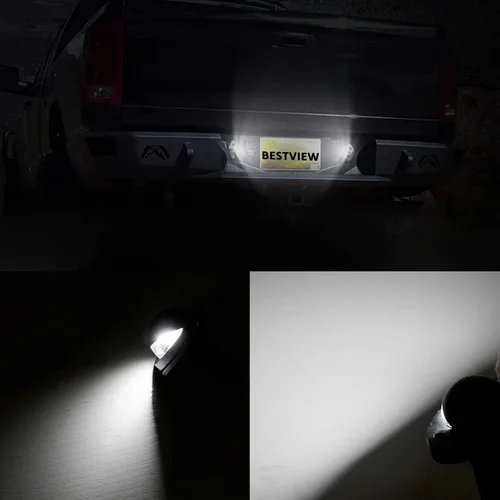 Miniatura 2 de Juego de luces de matrícula Bestview, lámpara LED para etiqueta trasera del parachoques con enchufe, cableado, carcasa de montaje para 1994 1995
