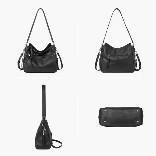 Miniatura 6 de WESTBRONCO Bolsos de mano para mujer, bolsos cruzados, bolso de hombro suave con correa ajustable