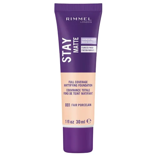 Miniatura 12 de Rimmel London Stay Matte Liquid Mousse - 305 Buff - Base, ligera, control del brillo, sin aceite, 1 oz