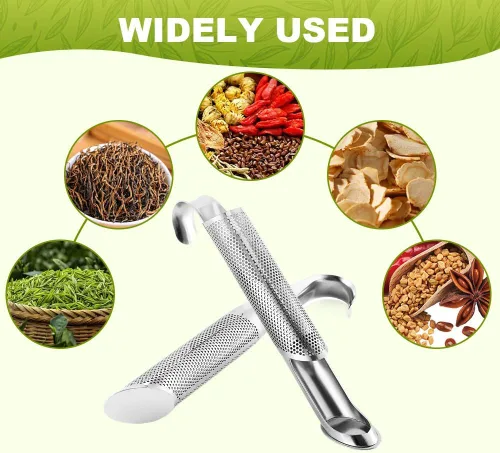 Miniatura 6 de Coladores de té para té suelto, difusor de té de acero inoxidable mejorado, infusores de té de malla extrafina para té suelto, infusor de té