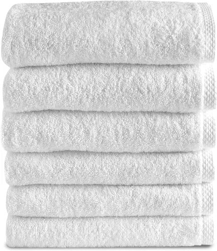Miniatura 10 de Toallas turcas clásicas prémium juego de toallas suaves – Incluye toallas de baño de gran tamaño, toallas de baño, toallas de mano, toallas de baño