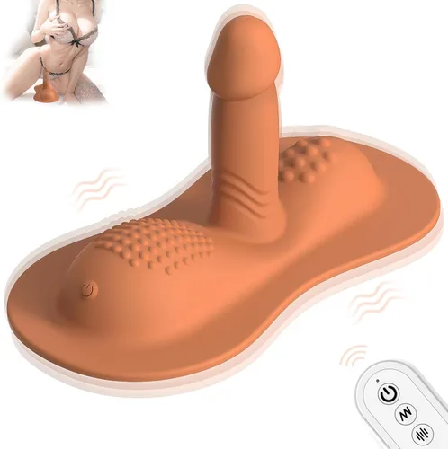 Juguetes sexuales para mujeres, vibradores de sentarse y montar, consolador con 10 +10 modos de vibración, vibrador de control remoto REYHKINO,
