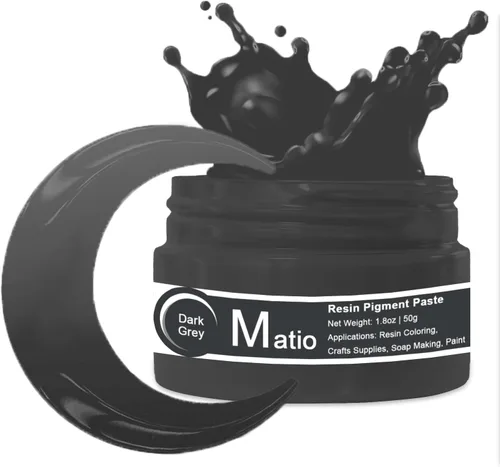 Miniatura 9 de Matio Pasta de pigmento de resina blanca, colorante de resina epoxi opaca, colorante de resina epoxi opaca de 1.8 oz/50 g, colorante concentrado