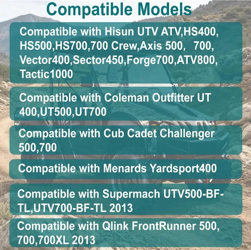 Miniatura 5 de QYMOTO Hisun Caja de fusibles OEM Relé central compatible con Hisun 400 500 700 UTV ATV, Axis 500 700, Co-Leman UT400 UT500 UT700, Massimo MSU500