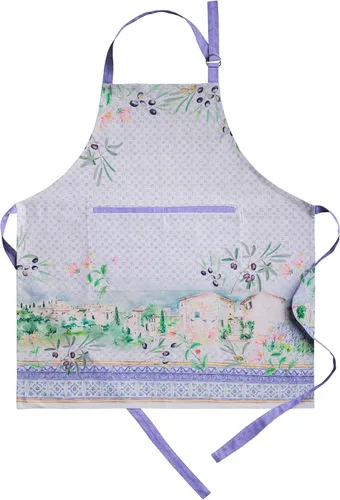 Miniatura 89 de Maison d' Hermine Delantal 100% de algodón para mujeres con bolsillo de cocina delantal de chef para hombres para cocinar primavera verano 001