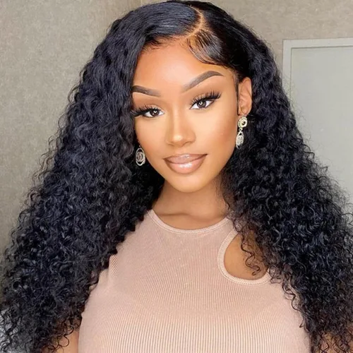 Miniatura 47 de Paquetes de cabello afro rizado y kinky, extensiones de cabello humano de 8 pulgadas, tejido rizado sin procesar, doble entretejido, virgen