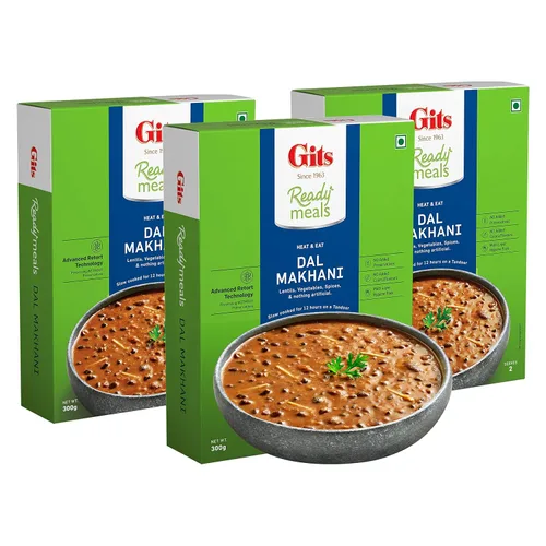 Gits Dal Makhani listo para comer, 31.75 oz (paquete de 3 x 10.58 oz cada uno)