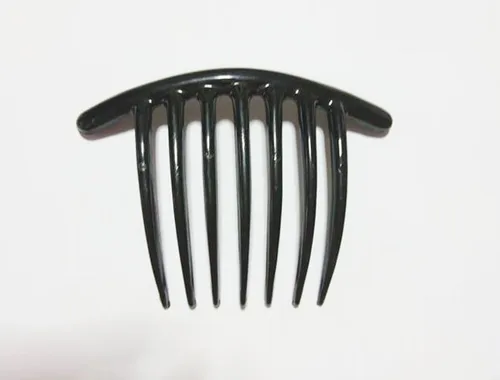 Miniatura 3 de 3 peines de pelo estilo francés, mezcla clásica de 7 dientes de lujo.