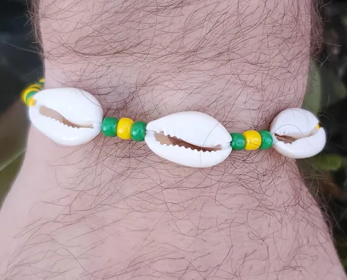 Miniatura 15 de Sea Shell Santeria Ilde Stretch Unisex Beaded Ifa Bracelet