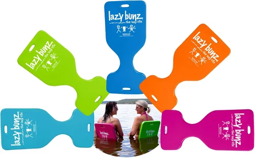 Miniatura 4 de TRC Recreation Lazy Bunz Foam Water Saddle Pool Float for Adults and Kids, Lounger for Swimming Pool, Lake, River, and Beach Essentials Amarillo