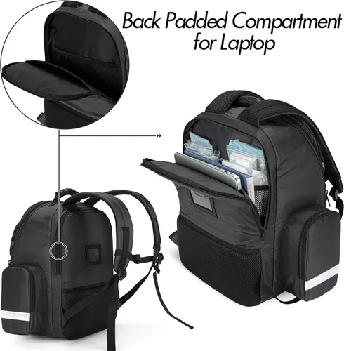 Miniatura 4 de Trunab Bolsa de primeros auxilios para trauma, mochila vacía, kits de emergencia médica, paquete de bolsa de salto para emergencias médicas, EMS