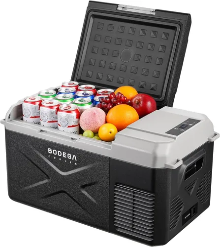 Miniatura 14 de BODEGACOOLER Refrigerador de 12 voltios para automóvil, enfriador eléctrico, congelador portátil con control por aplicación, capacidad de 32 cuartos