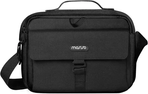 Miniatura 12 de MOSISO Bolsa de Hombro para Cámara Estuche Bolso Cruzado Bandolera, DSLR/SLR/Sin Espejo Compacto Acolchado Bolso de Mano para Fotografía con Rosa