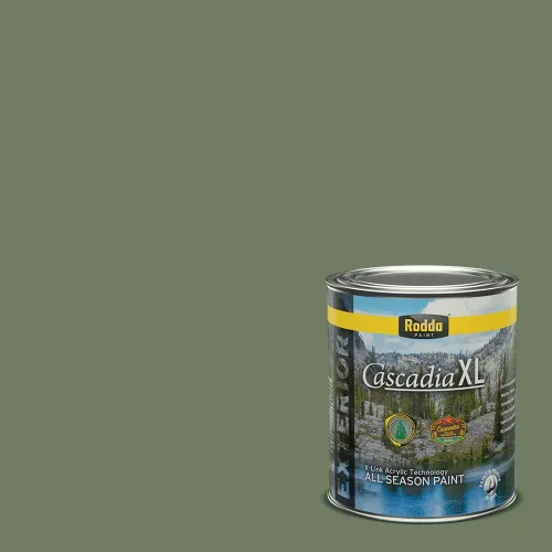 Miniatura 85 de Rodda Paint CASCADIA XL Pintura e imprimación satinada exterior en uno, cuarto de galón, resistencia industrial