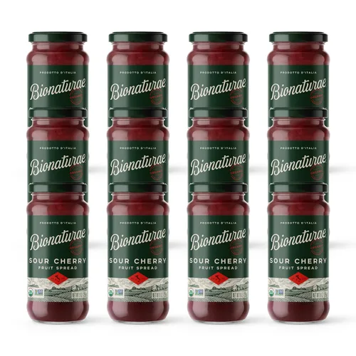 Miniatura 11 de Bionaturae Melocotón orgánico para untar de frutas – Gelatina orgánica, sin OMG, certificado USDA, sin azúcar añadido, sin conservantes, mermelada
