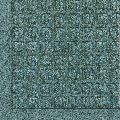 WaterHog Fashion Mat | Tapete de entrada de grado comercial con borde de tela – Interior/Exterior, de secado rápido, resistente a las manchas