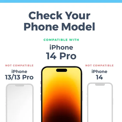 Miniatura 4 de Power Theory Protector de pantalla de privacidad para iPhone 14 Pro, vidrio templado, protección antiespía con bandeja de fácil instalación Filtro