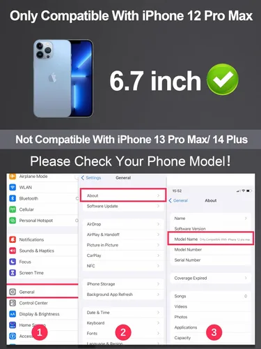 Miniatura 2 de GIGIKISS Paquete de 2 protectores de pantalla mate para iPhone 12 Pro Max de 6.7 pulgadas, protector de pantalla anti huellas dactilares