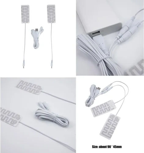 Miniatura 7 de Almohadilla calentadora de guantes eléctricos, almohadilla térmica portátil, almohadilla térmica recargable por USB, forro de guantes de fibra