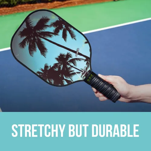 Miniatura 8 de Palms-O-Aces Juego de 3 bandas de agarre para paleta de pickleball – Bandas de silicona para paletas de pickleball para asegurar sobreempuñaduras e