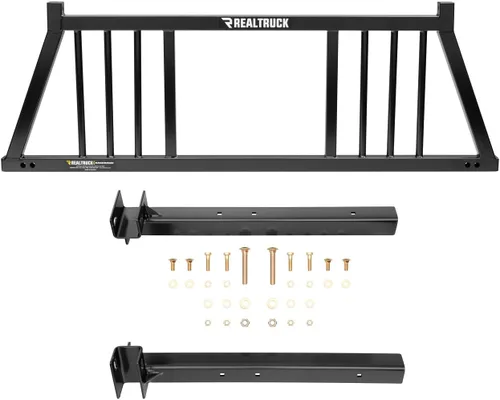 Miniatura 2 de Kit de hardware RealTruck BACKRACK para uso con tapa de remolque de perfil bajo, negro, sin perforación 40120 Compatible con Chevrolet/GMC