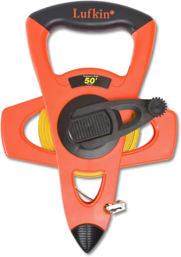Miniatura 9 de Lufkin FE200D 1/2" x 200' Cinta métrica de ingeniero de fibra de vidrio Hi-Viz® naranja, 1