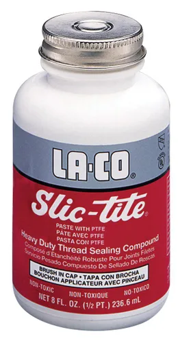 Miniatura 9 de LA-CO 42014 Slic-Tite - Pasta selladora de rosca prémium con PTFE, temperatura de -50 a 500 grados F, 1 galón