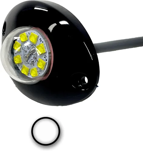 Miniatura 10 de Kit estroboscópico LED de perfil bajo de alta intensidad de 24 W, luz de advertencia de emergencia para camiones y automóviles, universal, 1 paquete