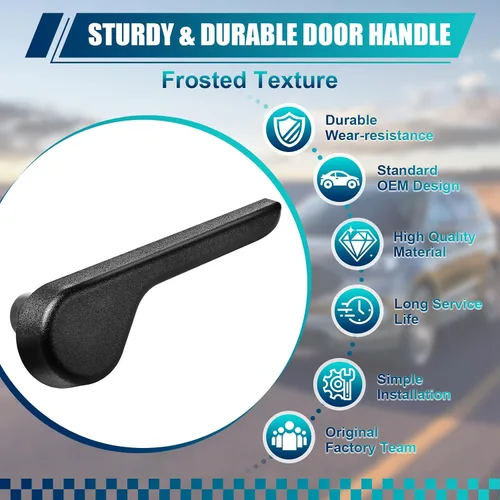 Miniatura 3 de Palanca Manija Reclinable de Asiento Negro Ajuste del Respaldo del Asiento Delantero Izquierdo Lado del Conductor Repuesto para Chevy Silverado