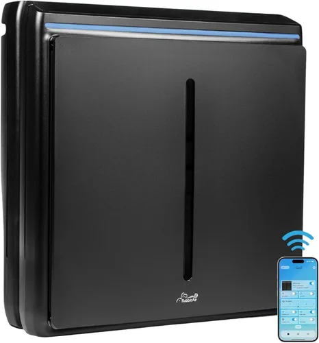 Miniatura 9 de Rabbit Air, A3 SPA-1000N Purificadores de aire para el hogar, purificador de aire HEPA ultra silencioso, purificadores de aire de montaje en pared