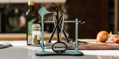 Miniatura 3 de Warthog V-Sharp A4 - Afilador de cuchillos, ideal para cocineros caseros, pescadores, cazadores, varillas de diamante, ángulos ajustables, marco